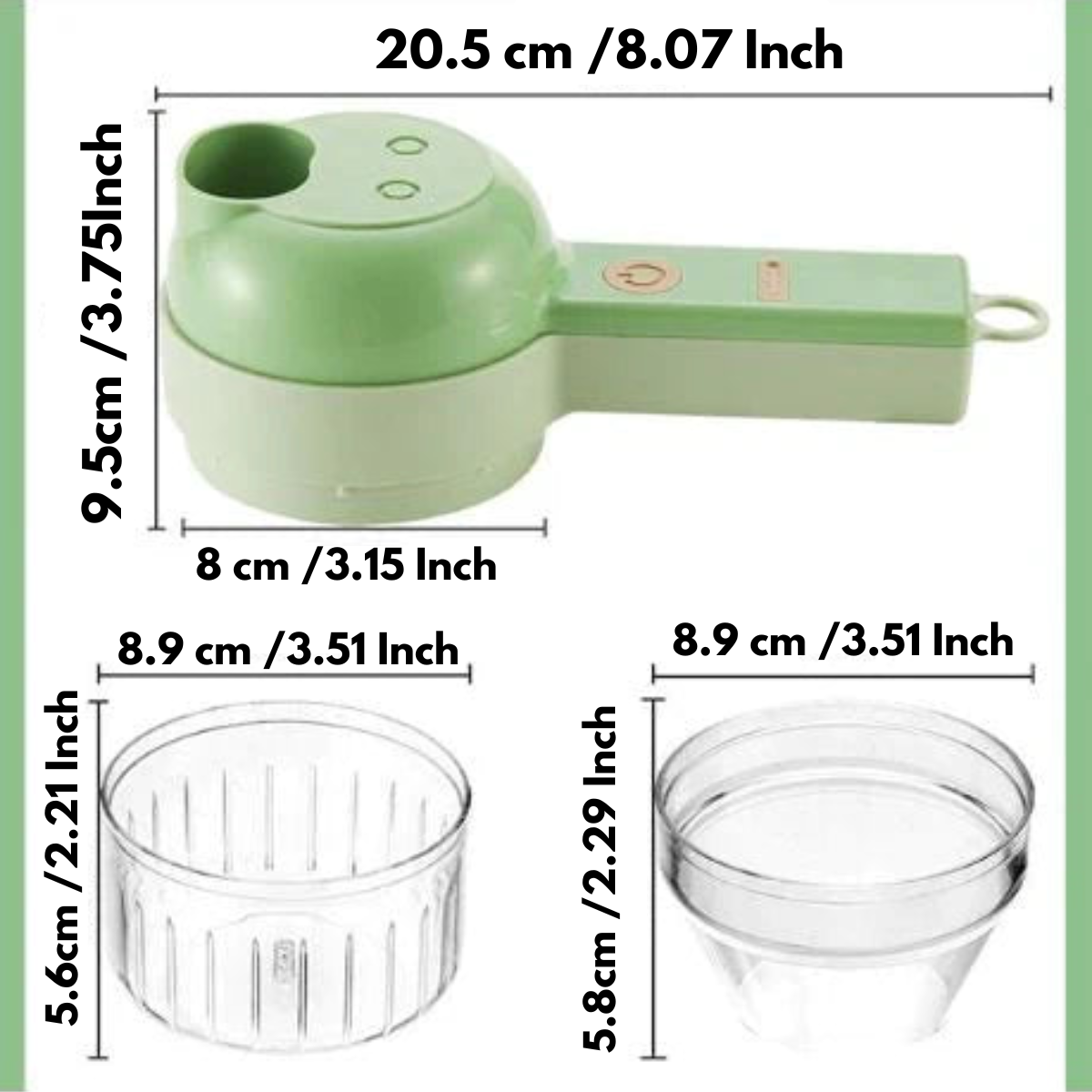 Monitoiminen hakkeri 4 in 1 